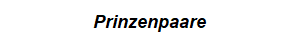 Prinzenpaare